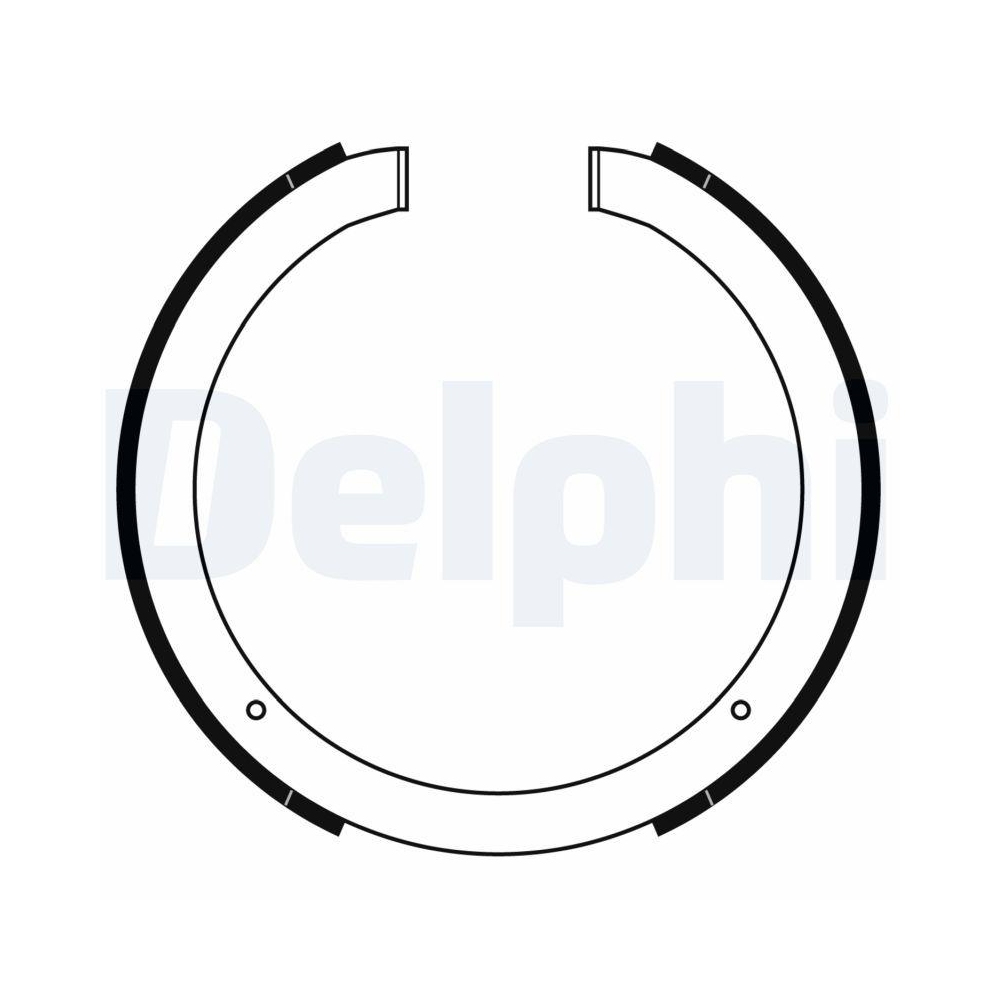 DELPHI LS2168 Bremsbackensatz für MAZDA VAUXHALL CHEVROLET SSANGYONG FORD USA