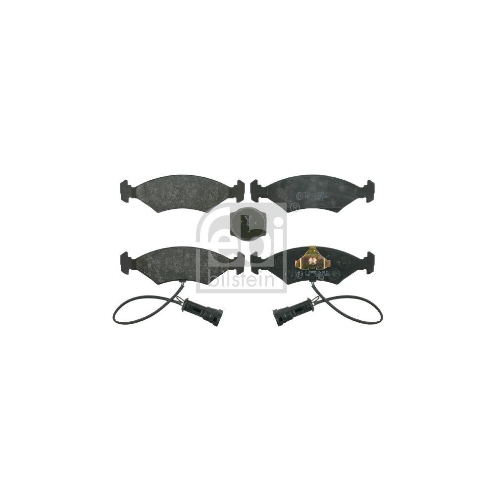 FEBI BILSTEIN Bremsbelagsatz, Scheibenbremse 16024 f&uuml;r FORD, Vorderachse