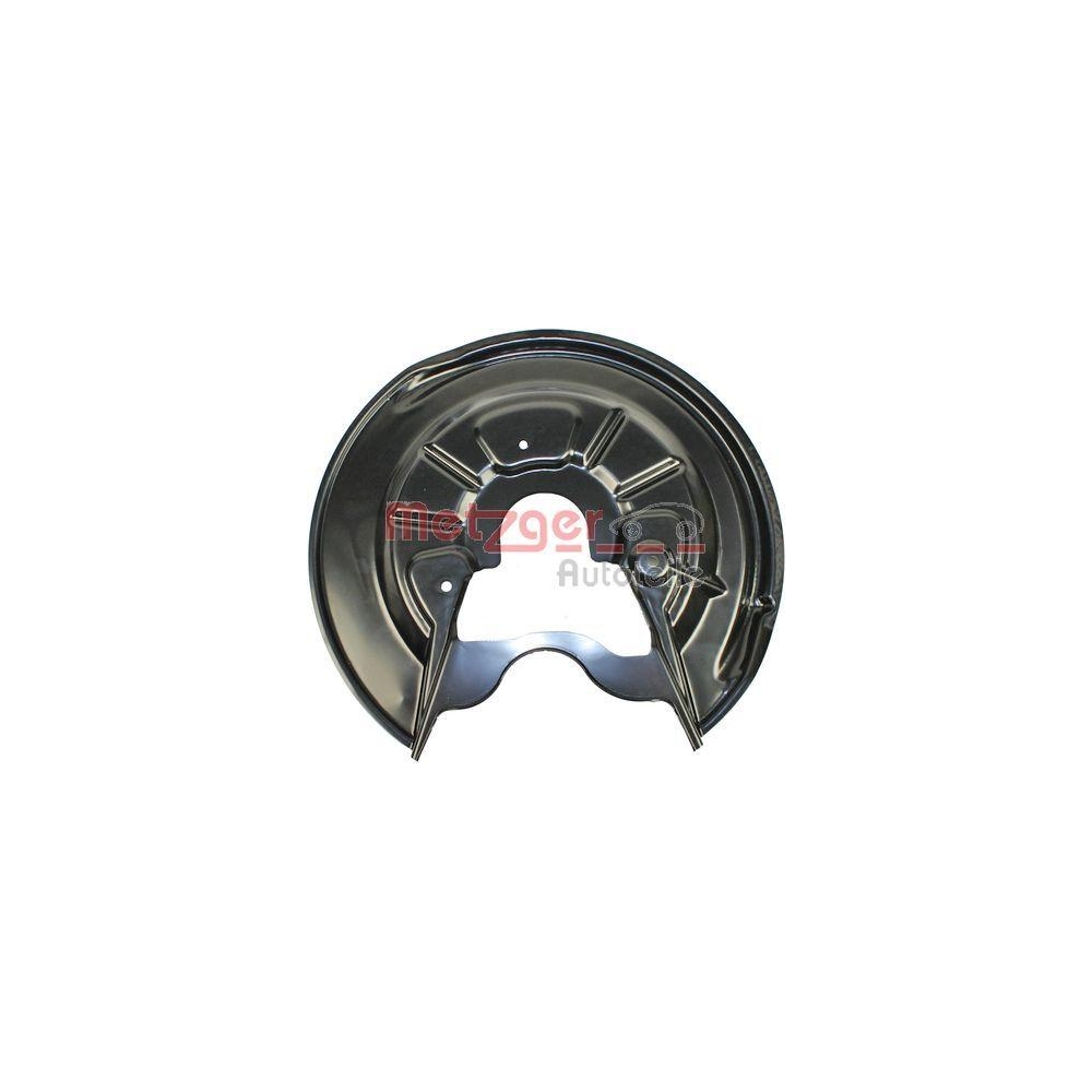 Spritzblech, Bremsscheibe METZGER 6115081 GREENPARTS f&uuml;r VAG, Hinterachse links