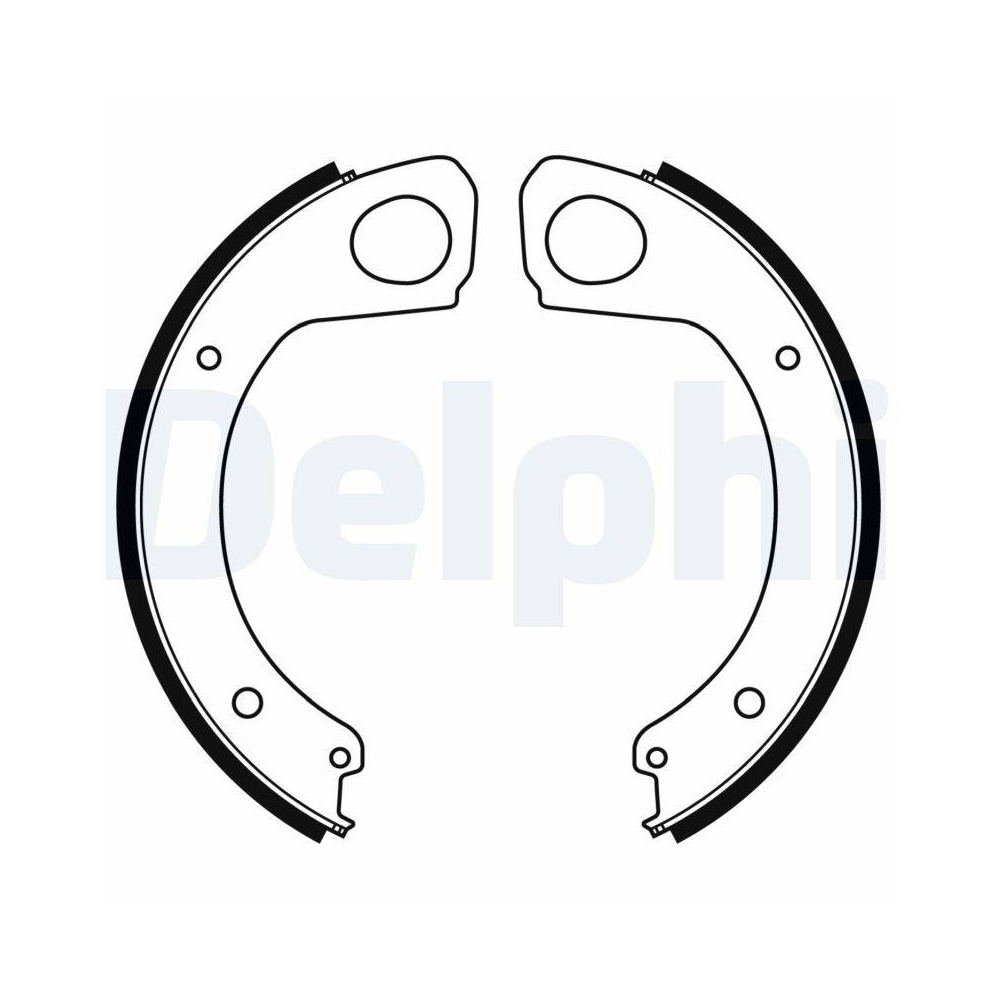DELPHI LS2174 Bremsbackensatz f&uuml;r FUSO (MITSUBISHI)