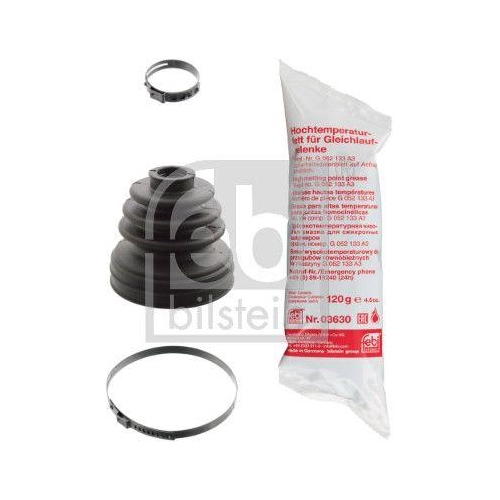 FEBI BILSTEIN Faltenbalgsatz, Antriebswelle 101950 f&uuml;r TOYOTA, Vorderachse