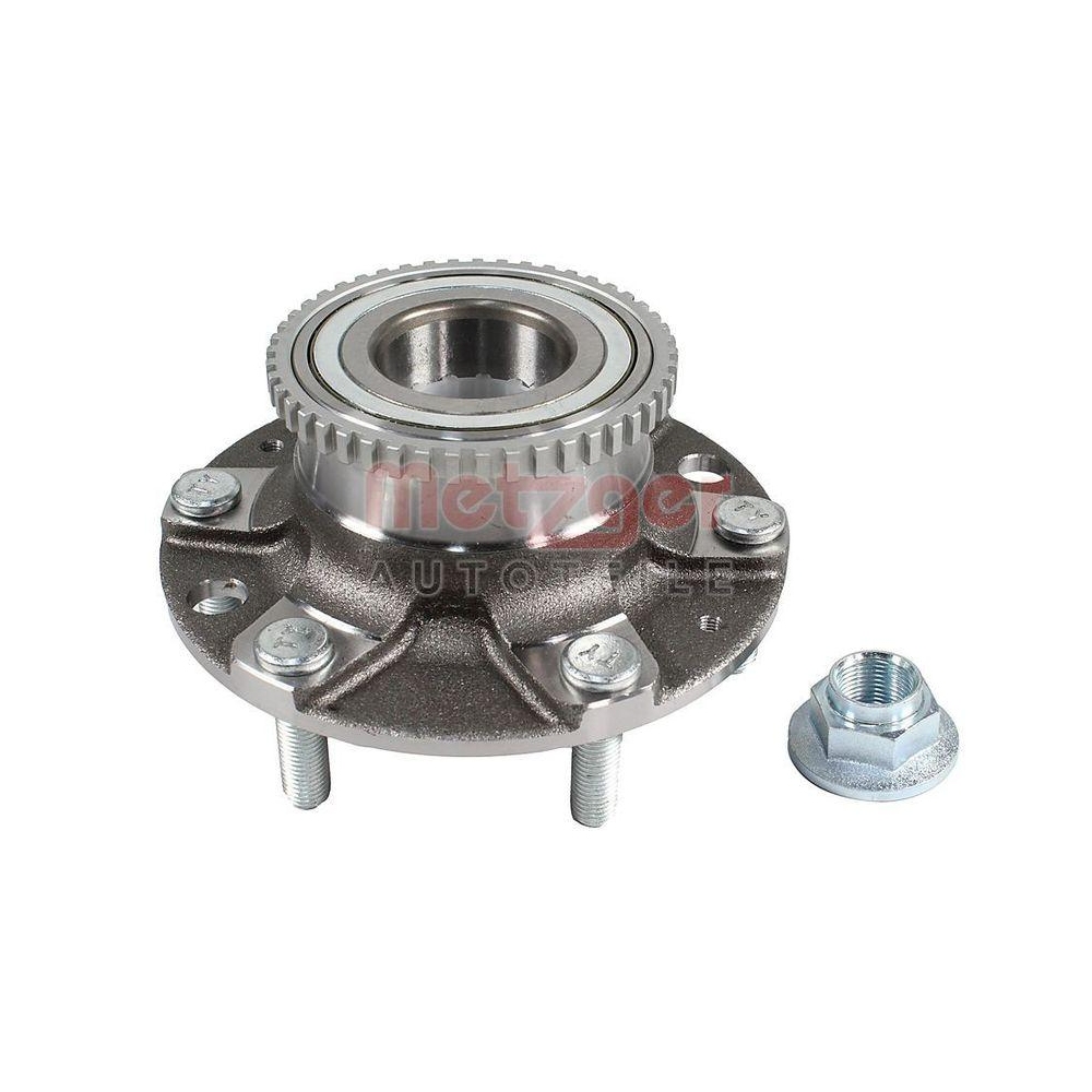 Radlagersatz METZGER WM 2286 f&uuml;r HYUNDAI, Vorderachse links, Vorderachse rechts