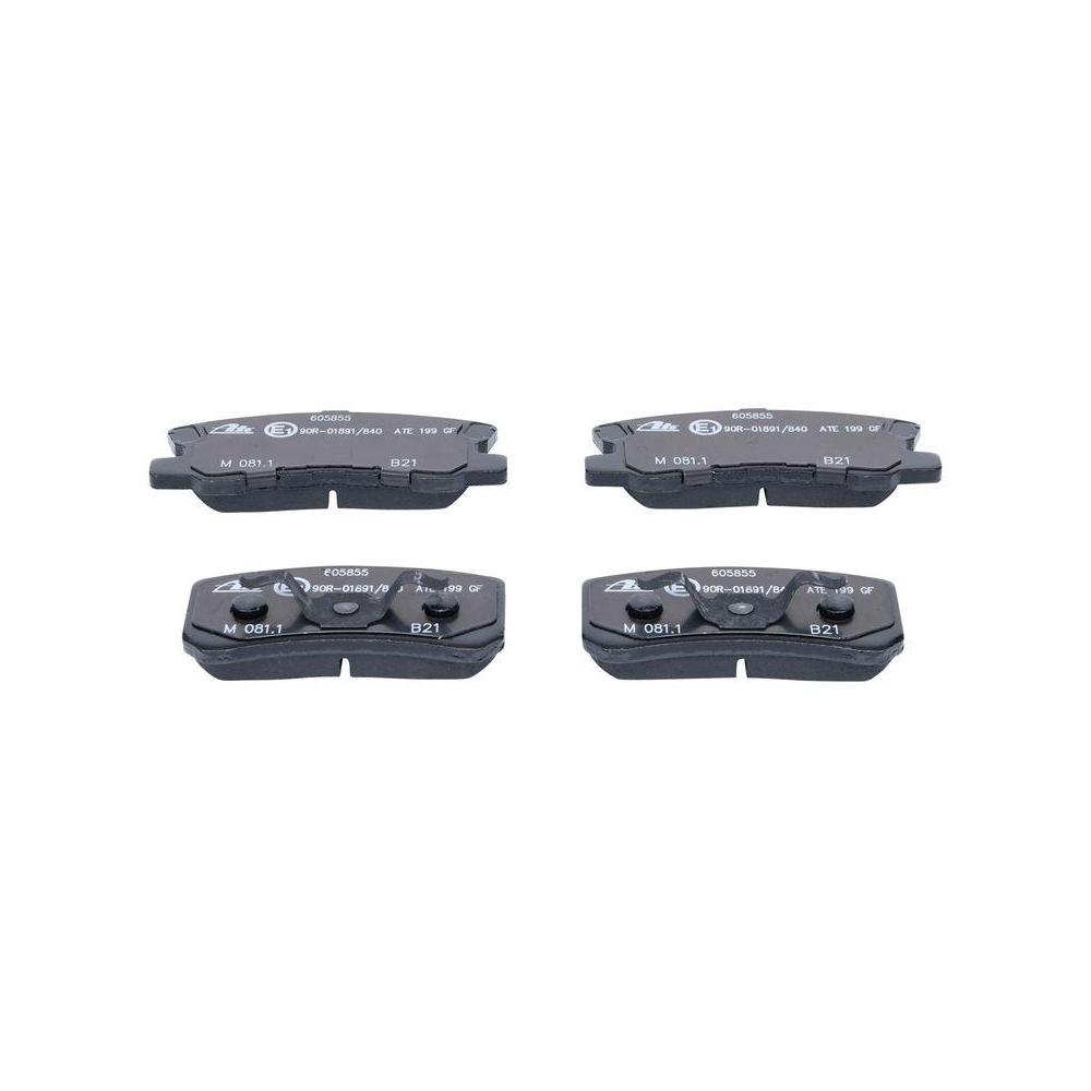 Bremsbelagsatz, Scheibenbremse ATE 13.0460-5855.2 f&uuml;r CHRYSLER CITRO&Euml;N FIAT JEEP