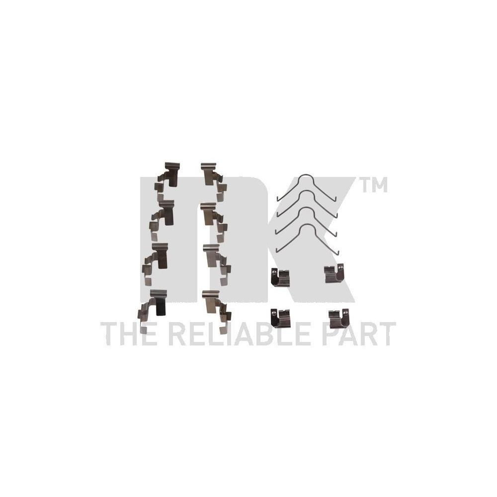 Zubeh&ouml;rsatz, Scheibenbremsbelag NK 79451895 f&uuml;r, Vorderachse