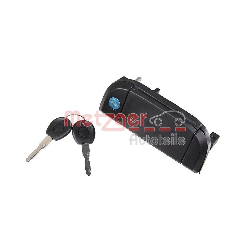 Türaußengriff METZGER 2310659 für VW, außen, hinten rechts