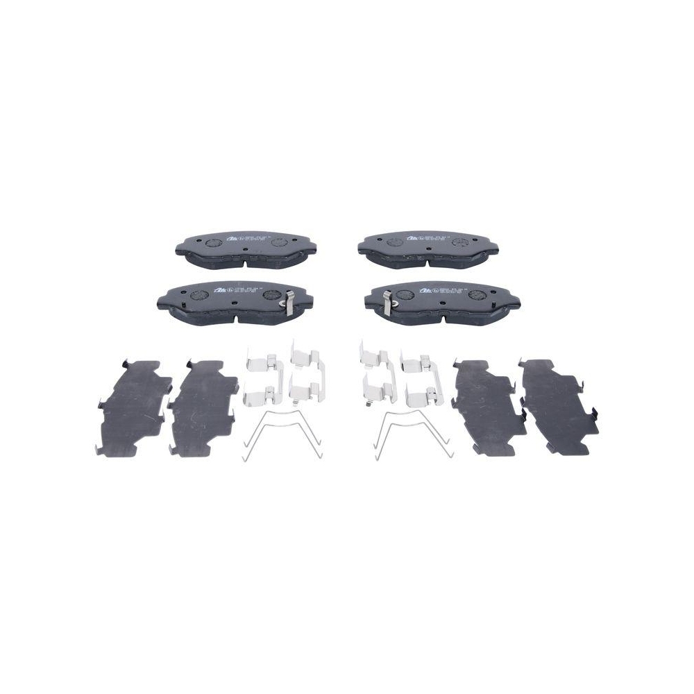 Bremsbelagsatz, Scheibenbremse ATE 13.0460-5860.2 f&uuml;r HONDA, Vorderachse