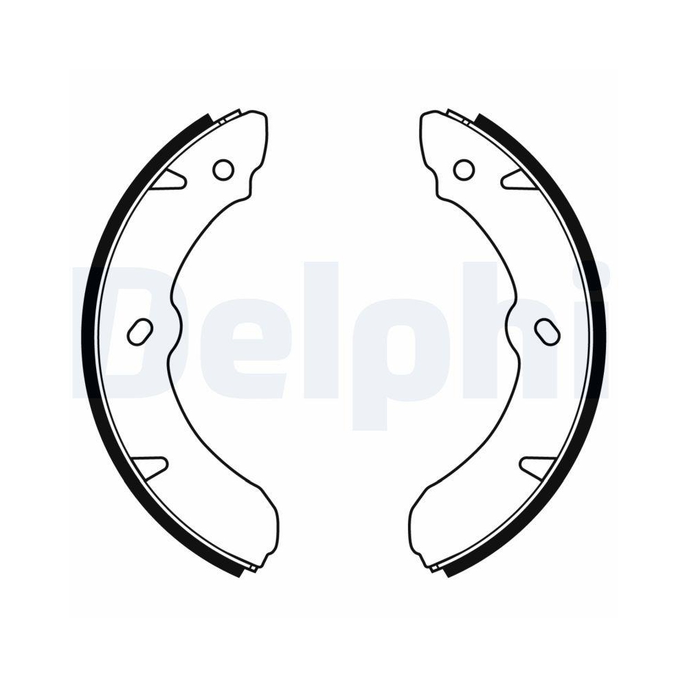 DELPHI LS2177 Bremsbackensatz f&uuml;r ISUZU