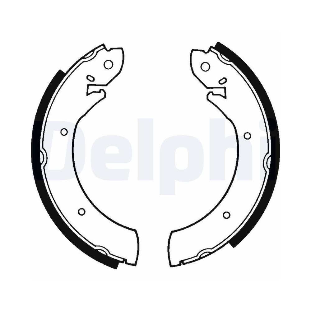 Bremsbackensatz DELPHI LS1179 für FORD MERCEDES-BENZ NISSAN RENAULT SSANGYONG