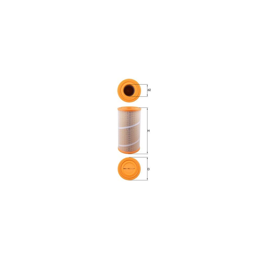 Luftfilter KNECHT LX 7080 f&uuml;r MULTICAR