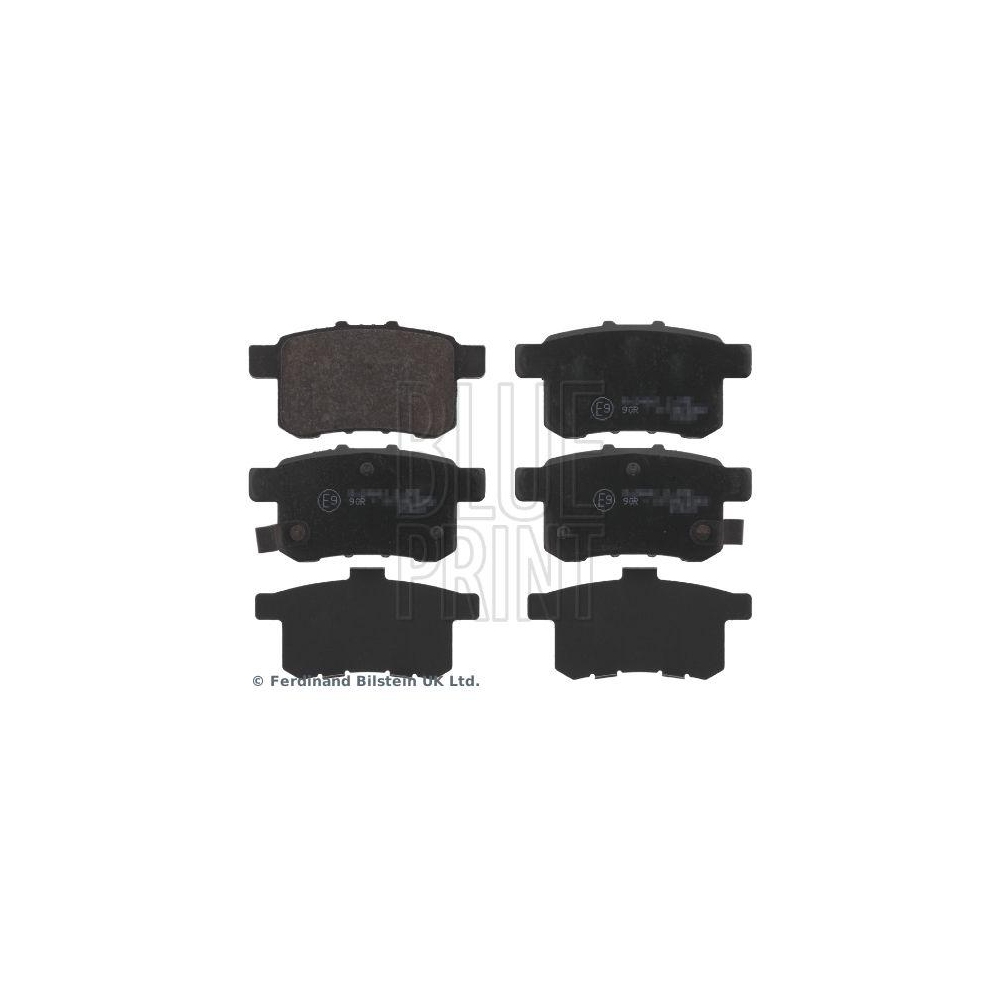 Bremsbelagsatz, Scheibenbremse BLUE PRINT ADH24281 f&uuml;r HONDA, Hinterachse