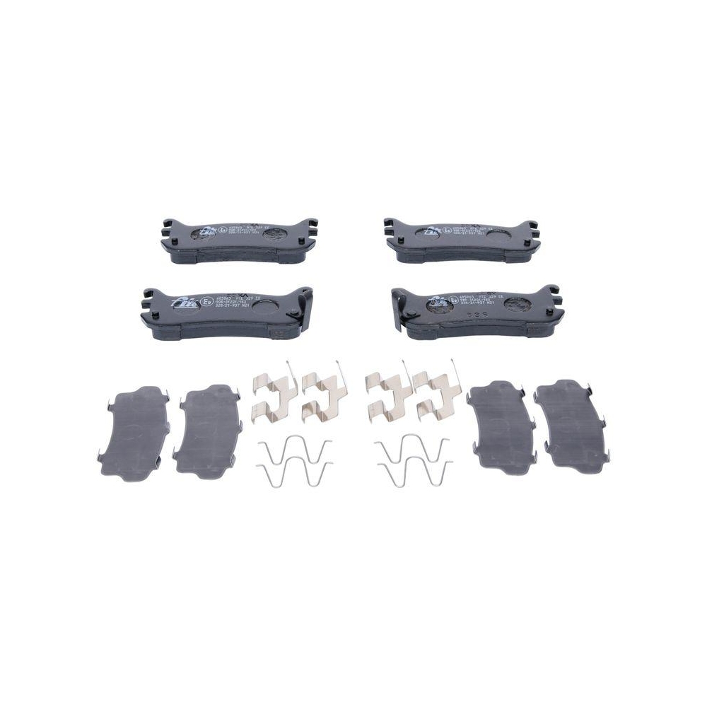 Bremsbelagsatz, Scheibenbremse ATE 13.0460-5865.2 f&uuml;r MAZDA, Hinterachse