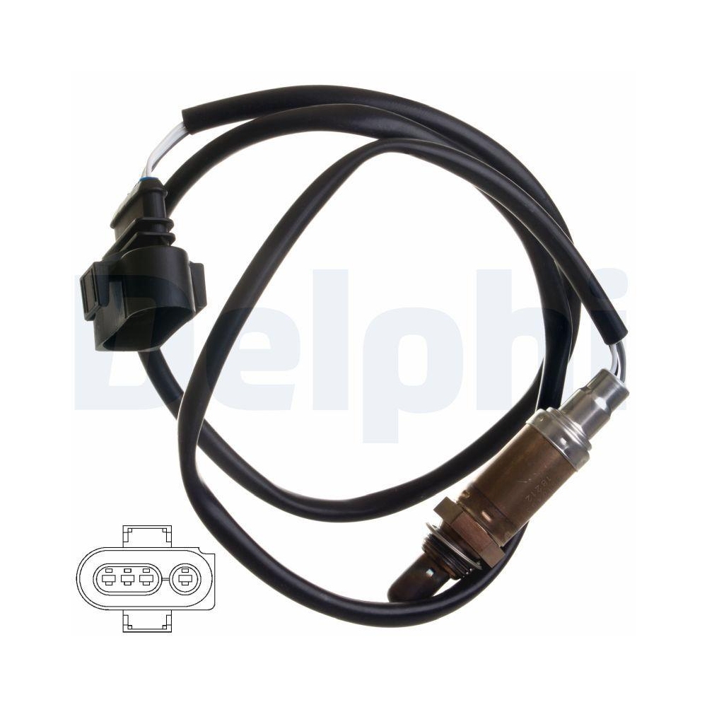 DELPHI ES10403-12B1 Lambdasonde f&uuml;r AUDI VW, vor Katalysator