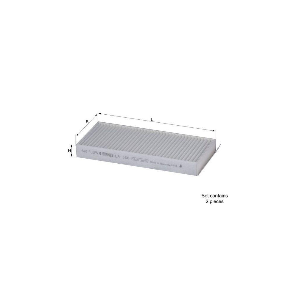Filter, Innenraumluft KNECHT LA 356/S für KIA, für Fahrzeuge mit Klimaanlage