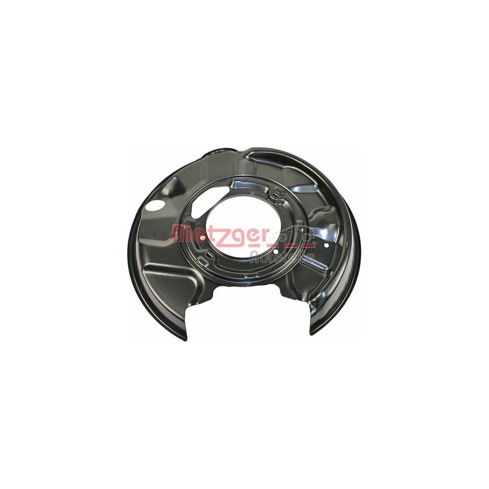 Spritzblech, Bremsscheibe METZGER 6115101 f&uuml;r MERCEDES-BENZ, Hinterachse links