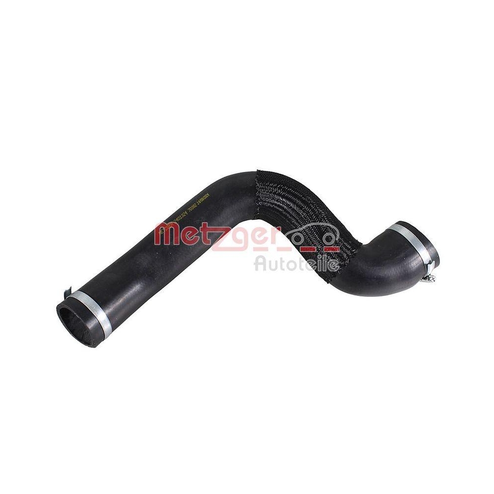 Ladeluftschlauch METZGER 2401324 für LAND ROVER, Ladeluftkühler, links, oben