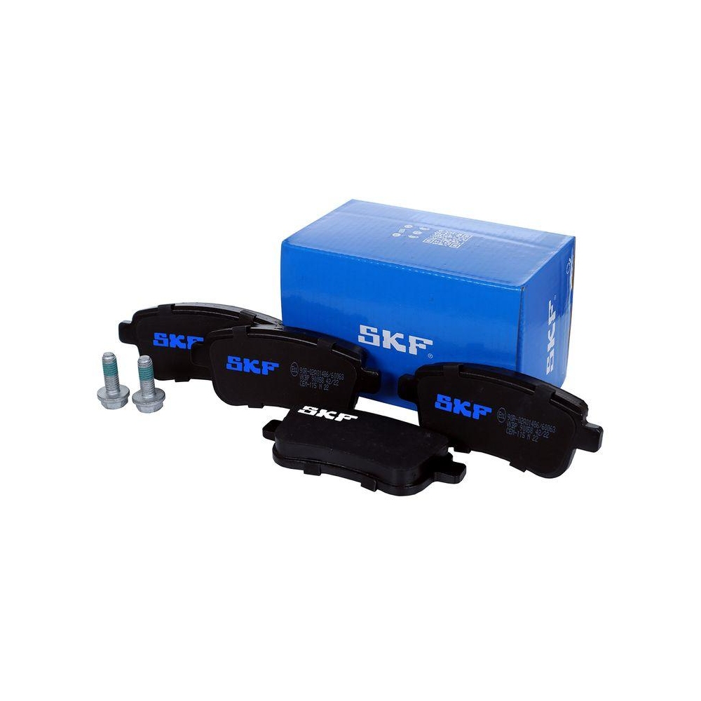 Bremsbelagsatz, Scheibenbremse SKF VKBP 90058 f&uuml;r RENAULT, Hinterachse