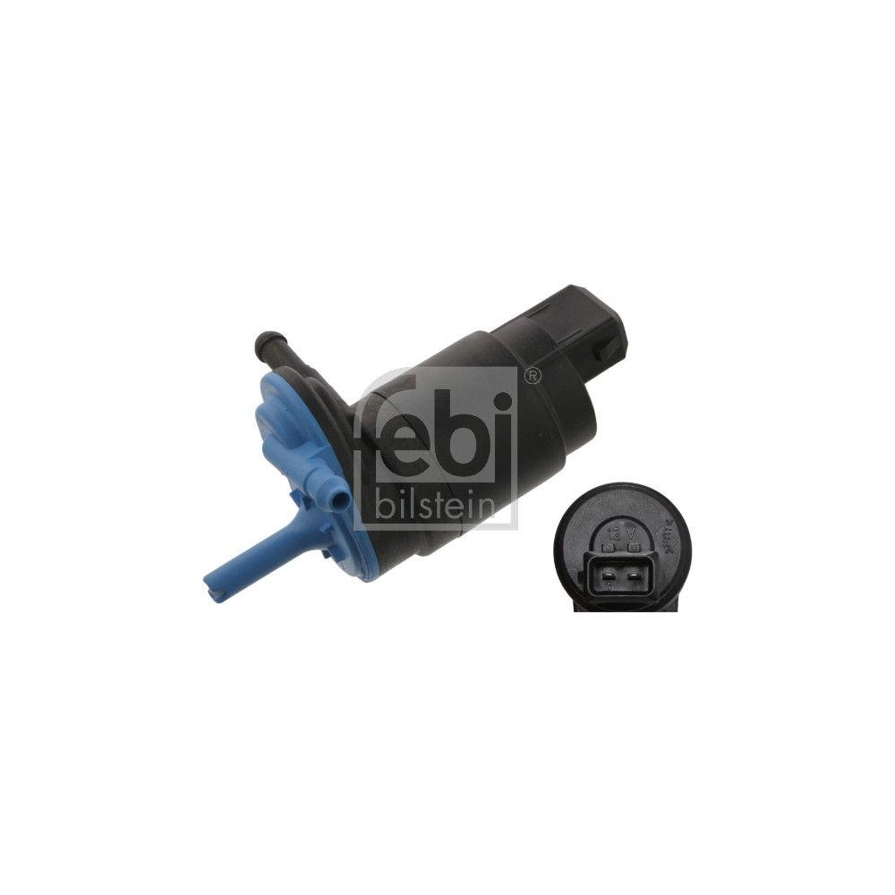 Waschwasserpumpe, Scheibenreinigung FEBI BILSTEIN 08028 für FORD SEAT VW