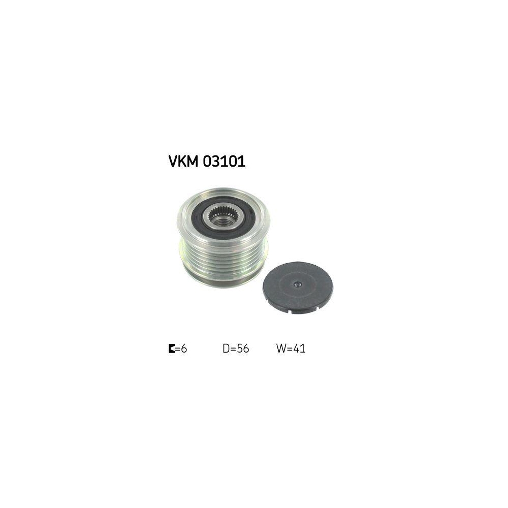 Generatorfreilauf SKF VKM 03101 f&uuml;r AUDI SEAT SKODA VW