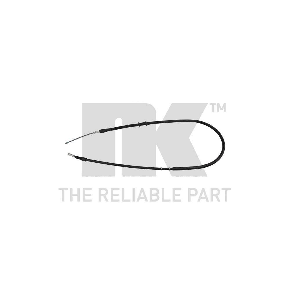 Seilzug, Feststellbremse NK 904764 für AUDI, hinten