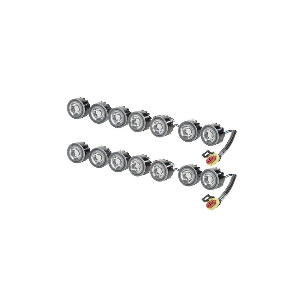 HELLA Tagfahrleuchtensatz 2PT 010 458-841 für DAF VOLVO TATA, Fahrzeugfront