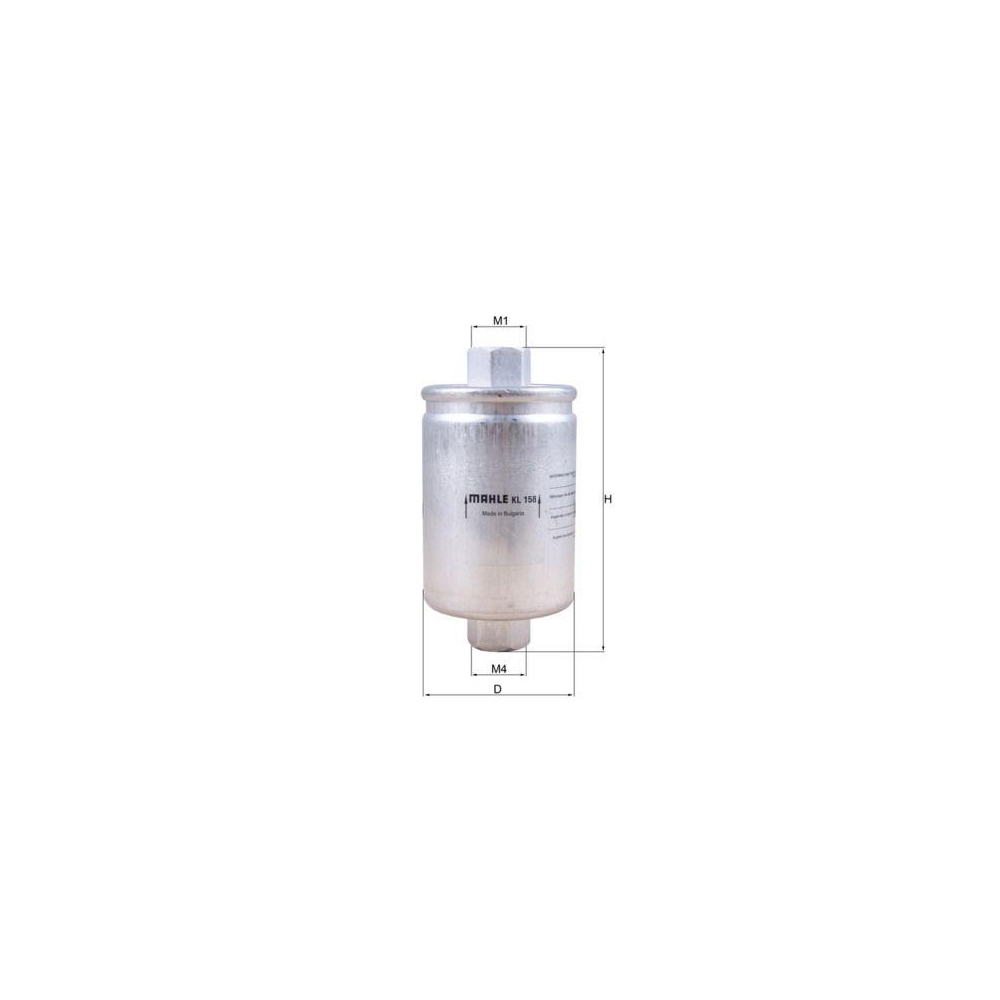 Kraftstofffilter KNECHT KL 158 für DAIMLER GMC ISUZU JAGUAR ROVER DAEWOO HYSTER