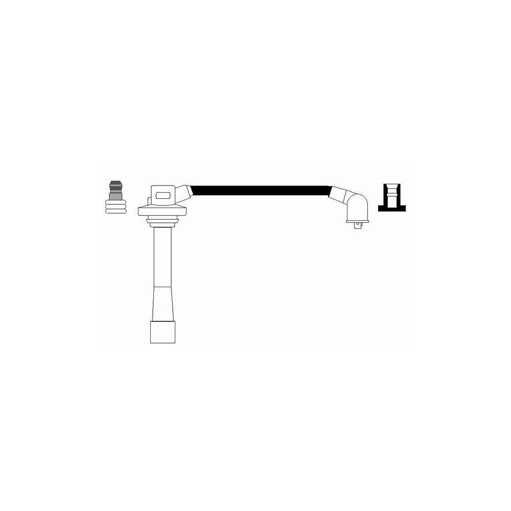Z&uuml;ndleitung NGK 38832 f&uuml;r MAZDA, zum Zylinder 3, zum Zylinder 4