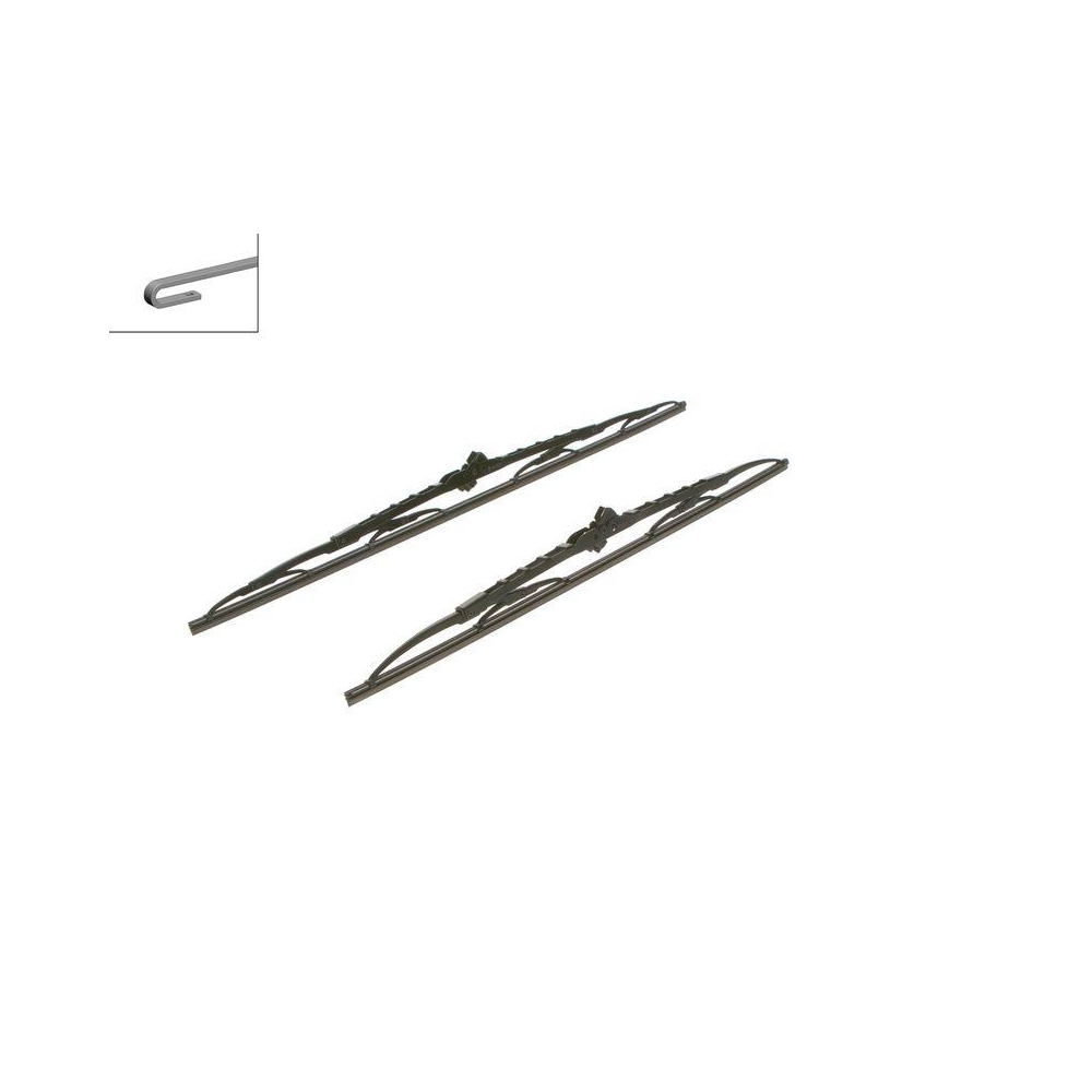 Wischblatt BOSCH 3 397 001 543 Twin für MERCEDES-BENZ VW, vorne