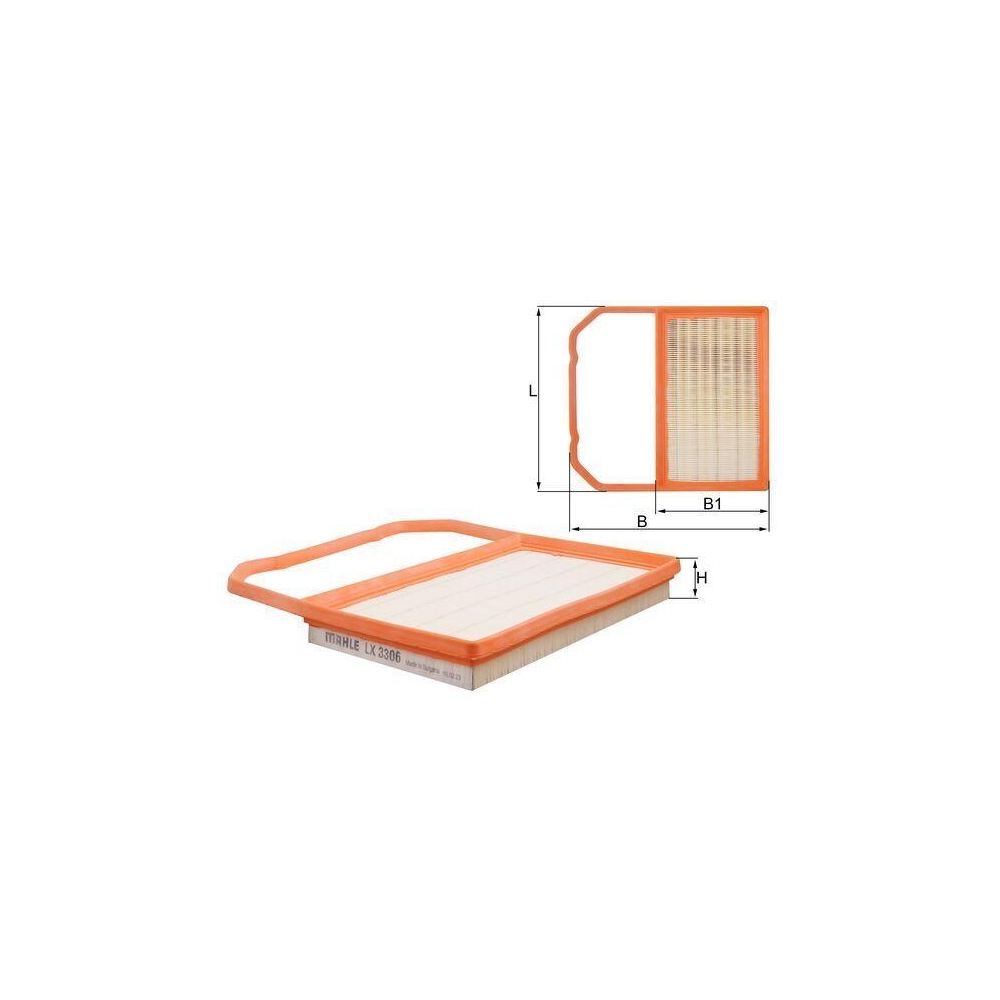 Luftfilter KNECHT LX 3306 f&uuml;r AUDI SEAT SKODA VW CUPRA