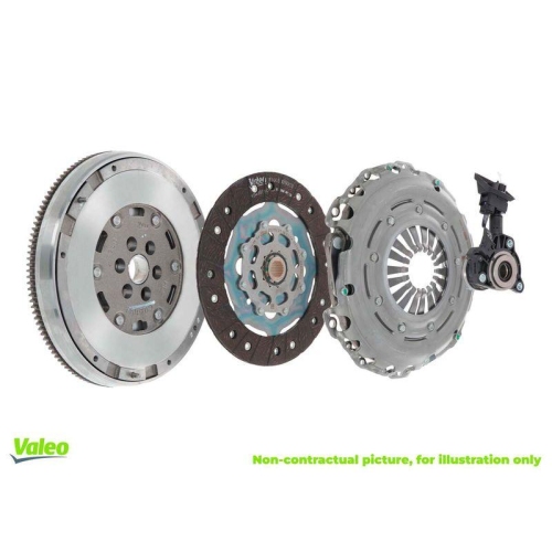 VALEO 837492 Kupplungssatz KOMPLETTKIT DMF (CSC) mit hocheffizienter Kupplung