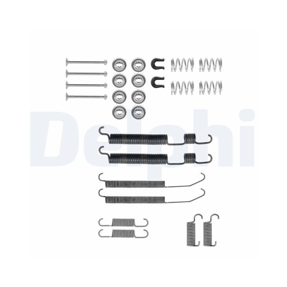 DELPHI LY1237 Zubehörsatz, Bremsbacken für MITSUBISHI, Hinterachse