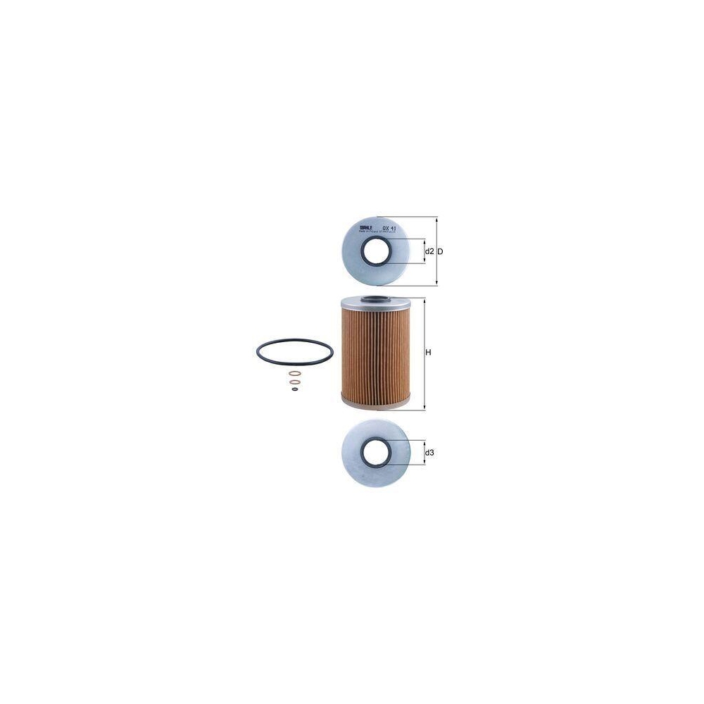 &Ouml;lfilter KNECHT OX 41D f&uuml;r BMW FORD GMC GENERAL MOTORS