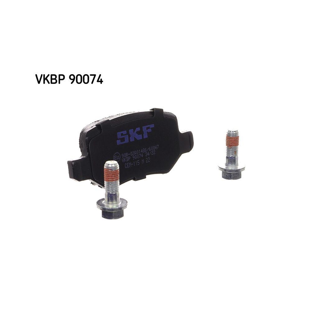 Bremsbelagsatz, Scheibenbremse SKF VKBP 90074 f&uuml;r MERCEDES-BENZ, Hinterachse