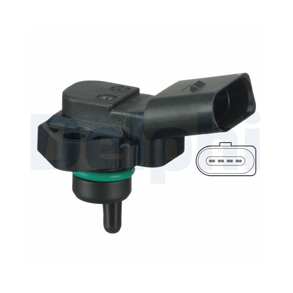 DELPHI PS10098 Sensor, Ladedruck f&uuml;r SEAT VW VAG