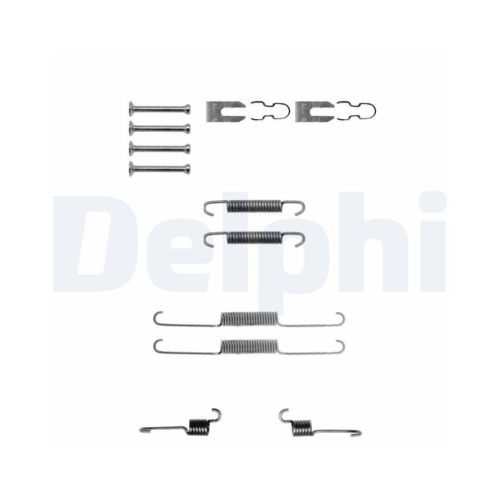 DELPHI LY1238 Zubeh&ouml;rsatz, Bremsbacken f&uuml;r FIAT, Hinterachse