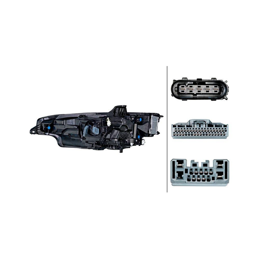 HELLA Hauptscheinwerfer 1EX 013 508-921 für VOLVO, rechts