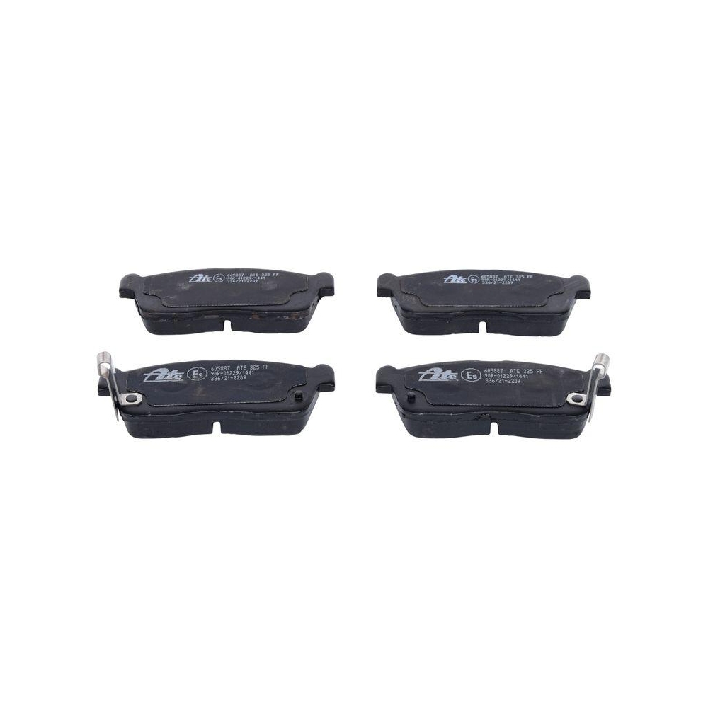 Bremsbelagsatz, Scheibenbremse ATE 13.0460-5887.2 f&uuml;r DAIHATSU NISSAN SUBARU