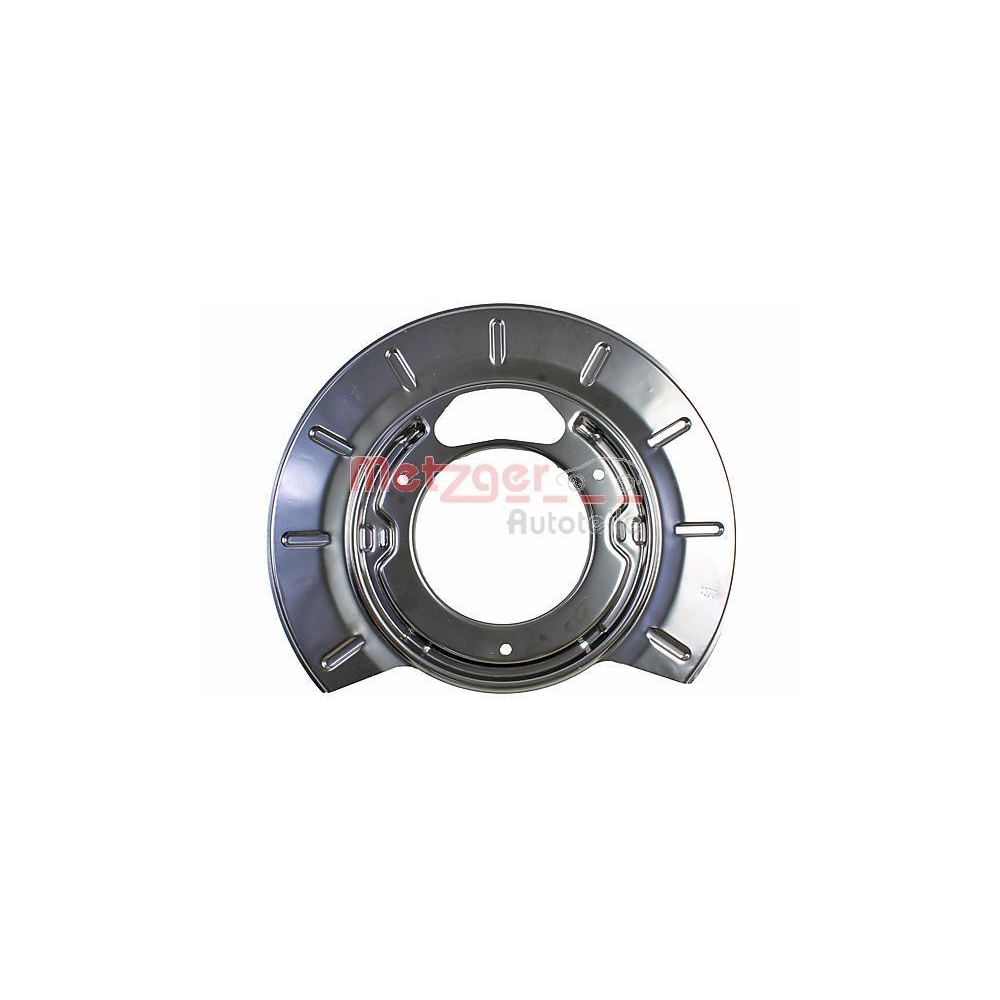 Spritzblech, Bremsscheibe METZGER 6115168 f&uuml;r MERCEDES-BENZ, Hinterachse links