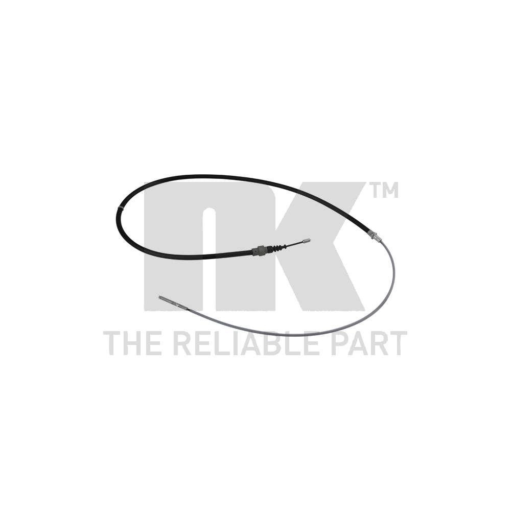 Seilzug, Feststellbremse NK 904773 f&uuml;r VW, hinten, hinten links, hinten rechts