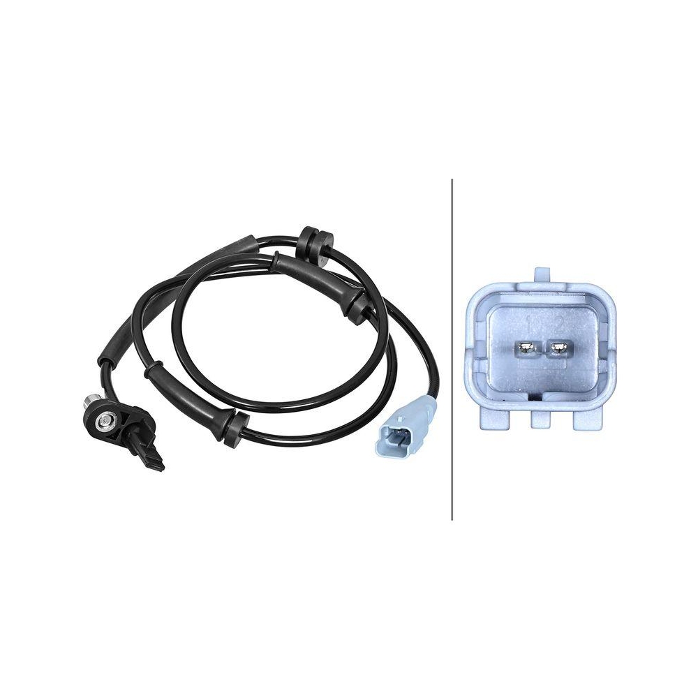 HELLA Sensor, Raddrehzahl 6PU 358 217-231 f&uuml;r CITRO&Euml;N PEUGEOT HITACHI