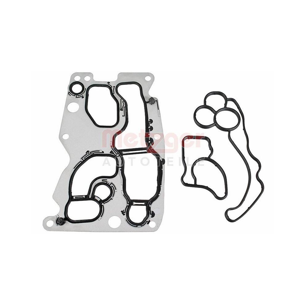 Dichtungssatz, Ölkühler METZGER AUTOTEILE 2430177 für BMW, am Wärmetauscher