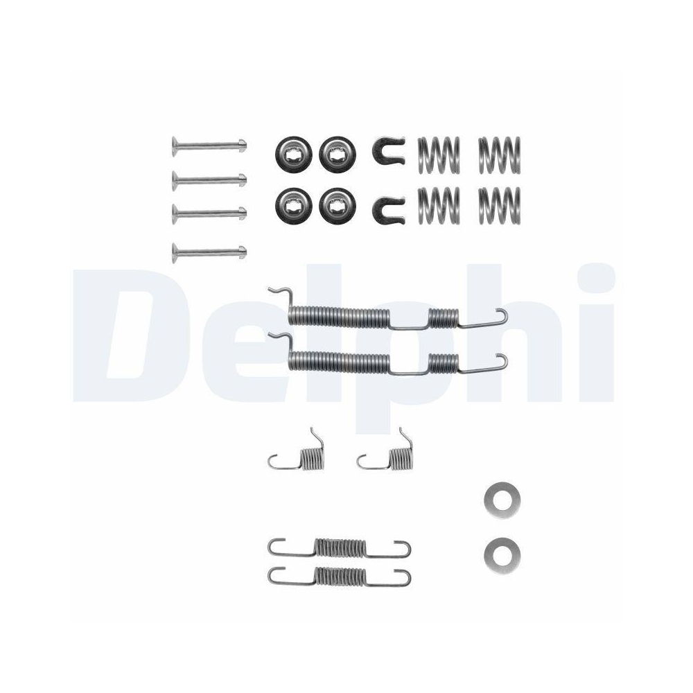 DELPHI LY1240 Zubehörsatz, Bremsbacken für NISSAN, Hinterachse