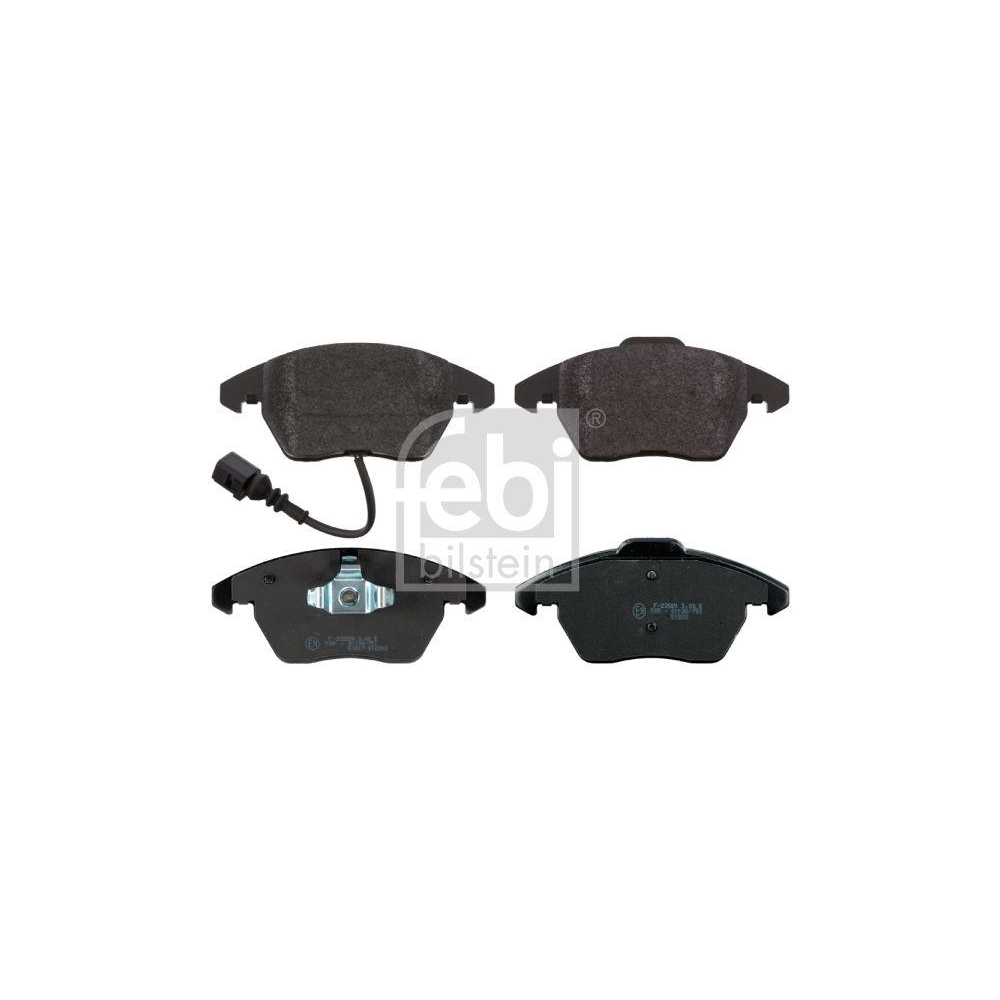 FEBI BILSTEIN Bremsbelagsatz, Scheibenbremse 16502 f&uuml;r AUDI SEAT SKODA VW