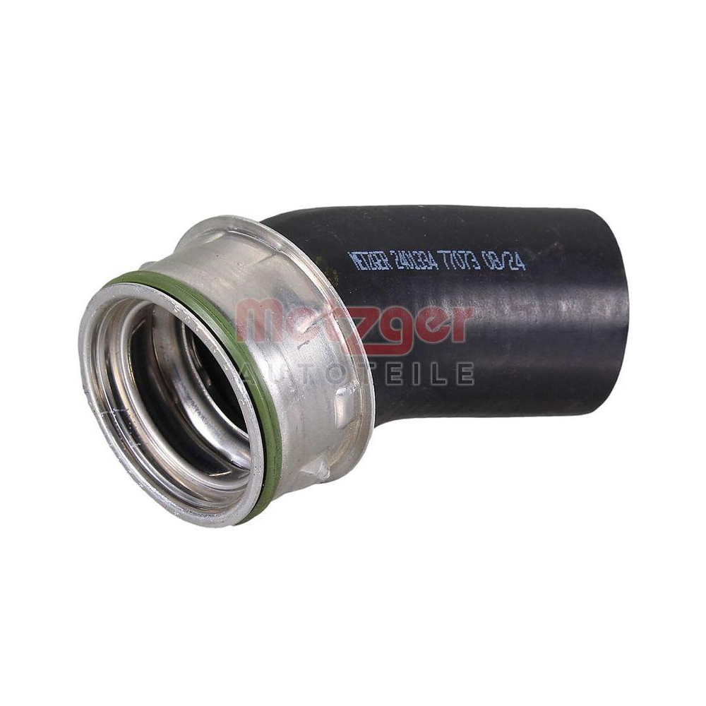 Ladeluftschlauch METZGER 2401334 für VW, hinten, oben, rechts