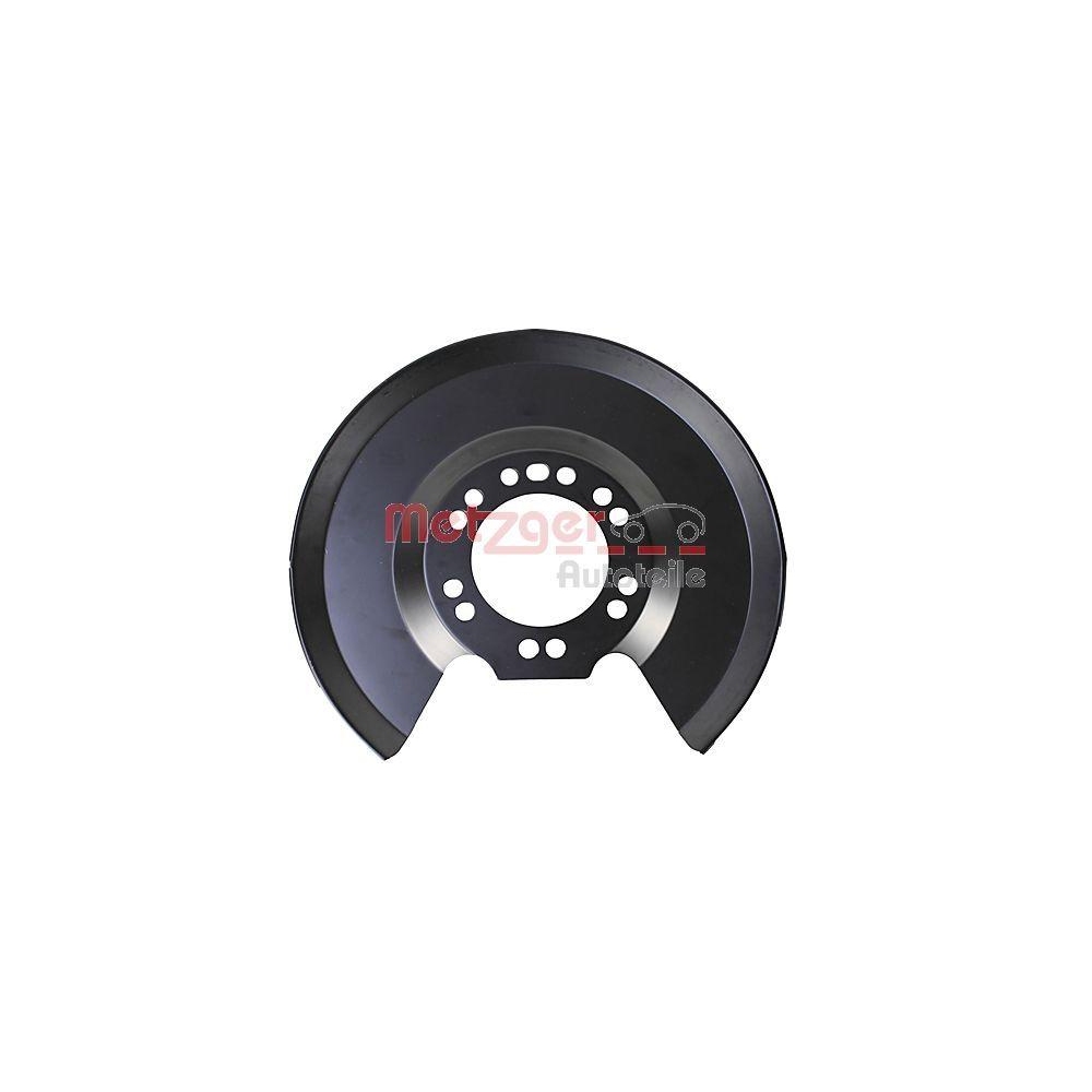 Spritzblech, Bremsscheibe METZGER 6115171 f&uuml;r FORD, Hinterachse links