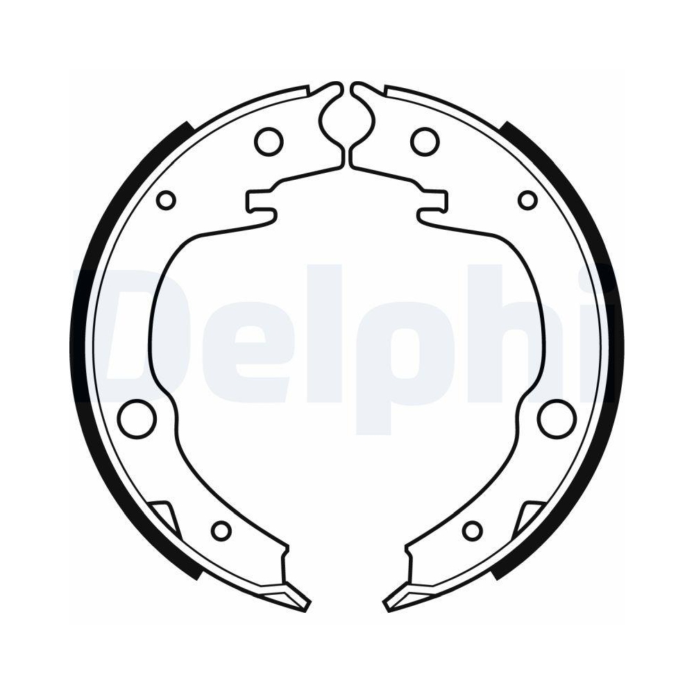 DELPHI LS1994 Bremsbackensatz, Feststellbremse für TOYOTA, Hinterachse