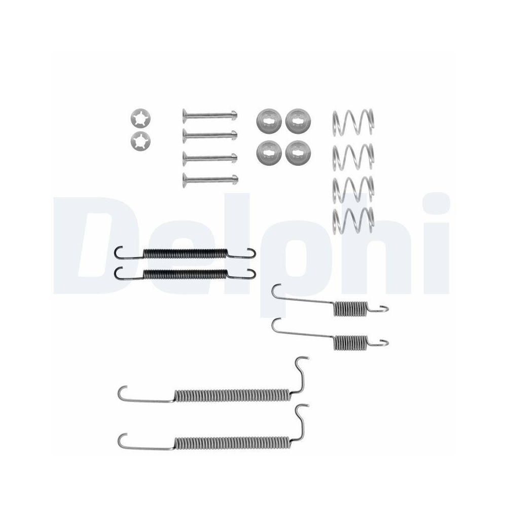 DELPHI LY1046 Zubehörsatz, Bremsbacken für, Hinterachse