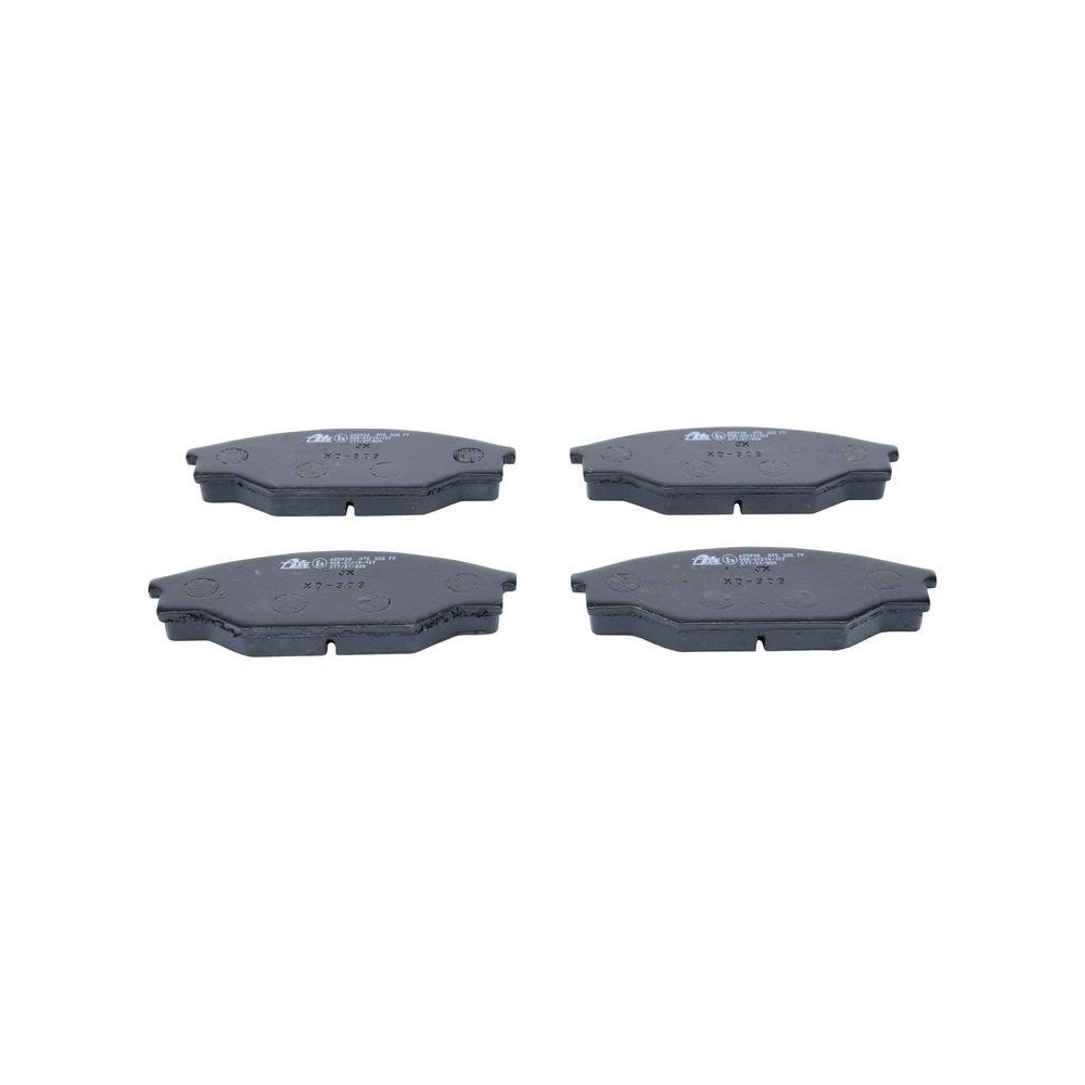 Bremsbelagsatz, Scheibenbremse ATE 13.0460-5938.2 f&uuml;r TOYOTA VAG, Vorderachse