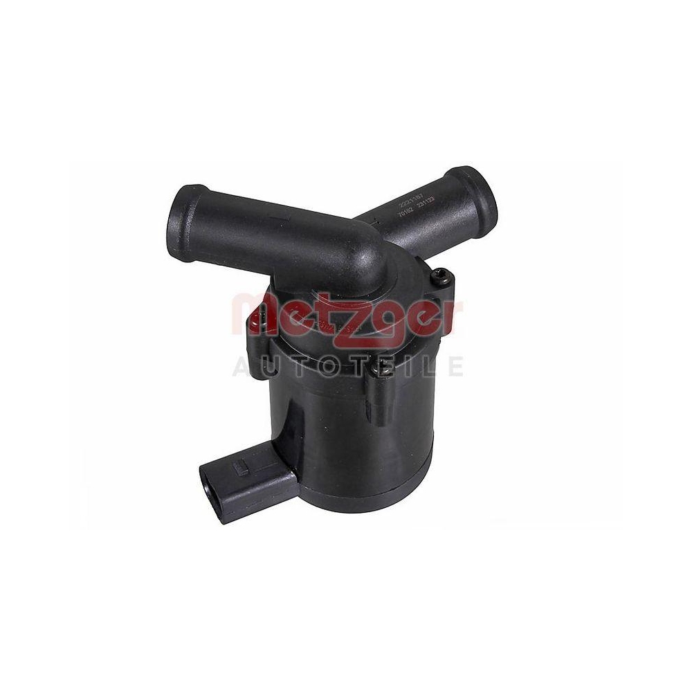 Zusatzwasserpumpe (Kühlwasserkreislauf) METZGER 2221187 für PORSCHE