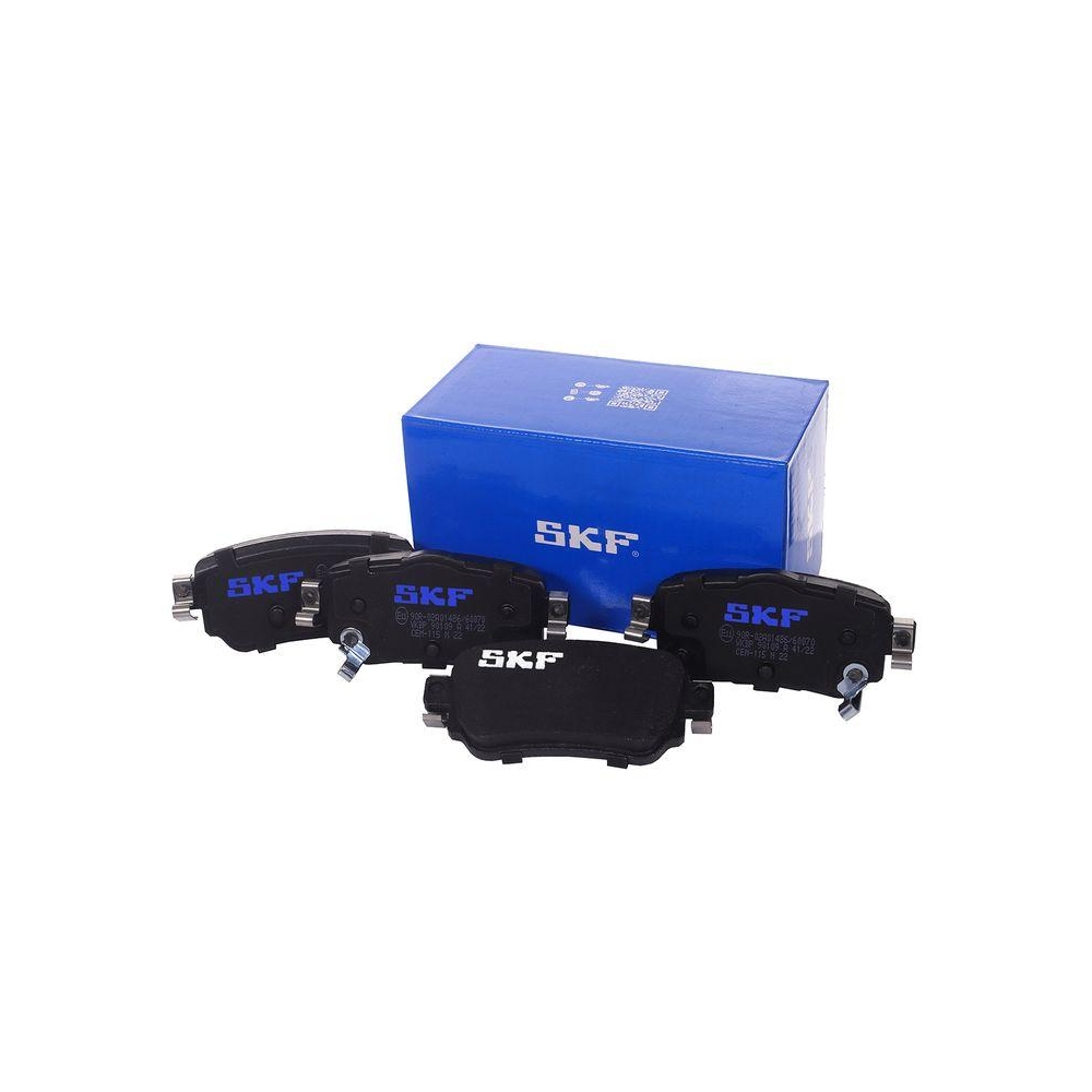 Bremsbelagsatz, Scheibenbremse SKF VKBP 90109 A f&uuml;r NISSAN RENAULT, Hinterachse