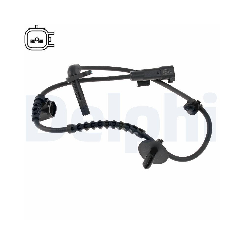 DELPHI SS21262-12B1 Sensor, Raddrehzahl f&uuml;r OPEL VAUXHALL, Hinterachse rechts